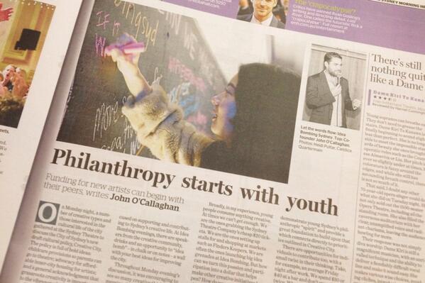 Read more about the article Philanthropy Can Start With The Young